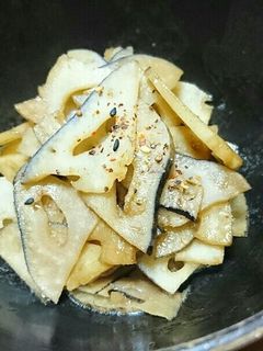 蓮根のきんぴら-レシピのメイン写真