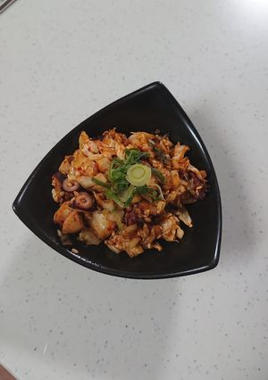 たことキャベツのキムチ焼き-レシピのメイン写真