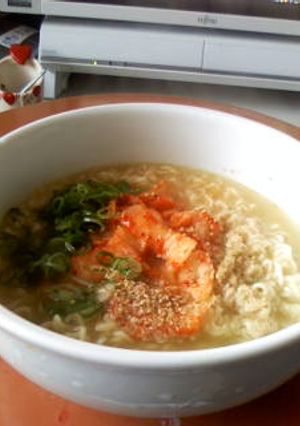 私のすきな塩ラーメンの食べ方( ´艸｀)-レシピのメイン写真