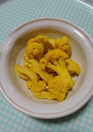 下茹で無し‼️カリフラワーのカレーピクルス-レシピのメイン写真