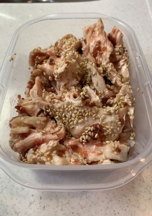 しっとり鶏むね肉のサッパリ梅和え-レシピのメイン写真