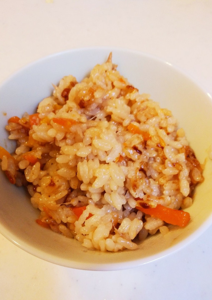 簡単☆ツナと人参の炊き込みご飯-レシピのメイン写真
