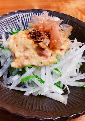 大根と山芋のサラダ《胡麻ドレッシング》-レシピのメイン写真