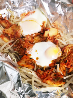 もやしとキムチのホイル焼き-レシピのメイン写真