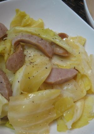 キャベツのにんにくバター炒め-レシピのメイン写真