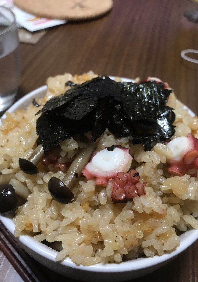 松茸だしで作る！簡単タコ飯-レシピのメイン写真