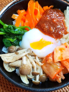 蒸し野菜のビビンバ丼-レシピのメイン写真