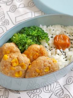 甘くて食べやすい♪コーンつくね-レシピのメイン写真