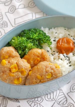 甘くて食べやすい♪コーンつくね-レシピのメイン写真