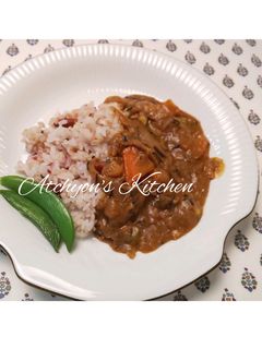 サバ味噌煮缶で和素材カレー-レシピのメイン写真