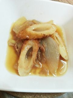 簡単!玉葱・ちくわ・ツナのめんつゆ煮☆-レシピのメイン写真