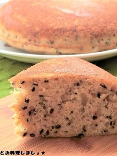 炊飯器で簡単★ごまケーキ-レシピのメイン写真