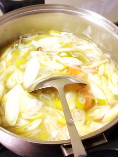 厚揚げとネギの食べるお味噌汁-レシピのメイン写真