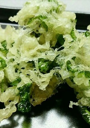 菜の花の天ぷら-レシピのメイン写真