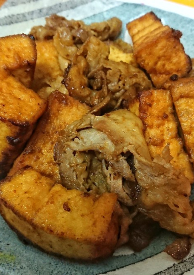 豚肉と厚揚げのカレー炒め-レシピのメイン写真