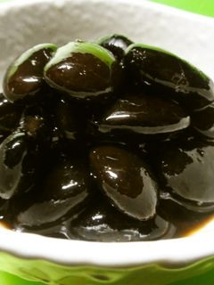 *黒花豆の煮物*-レシピのメイン写真