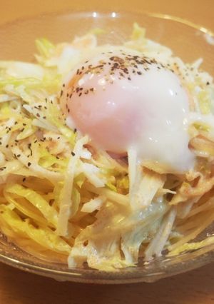 明太マヨパスタサラダ♡温玉のせ♪-レシピのメイン写真
