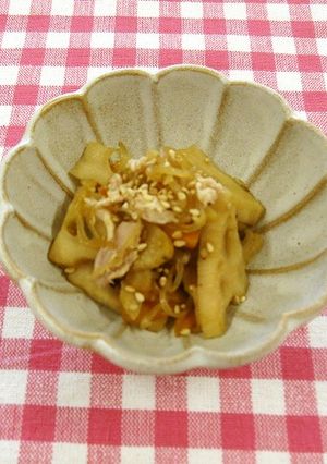れんこんとにんじんのツナきんぴら-レシピのメイン写真
