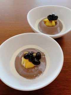 黒豆の煮汁♡リメイクゼリー-レシピのメイン写真