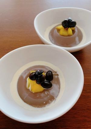 黒豆の煮汁♡リメイクゼリー-レシピのメイン写真