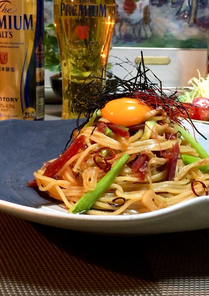 男が惚れる料理･さきいかの和風パスタ♡ﾞ-レシピのメイン写真