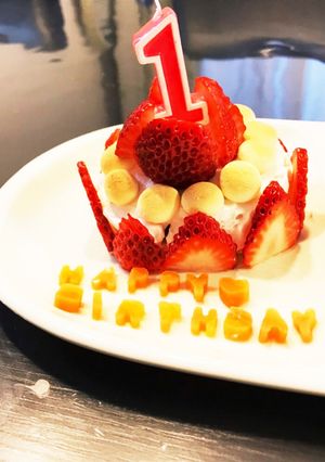 一歳バースデーケーキ-レシピのメイン写真
