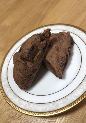 ホットケーキミックスでチョコスコーン-レシピのメイン写真
