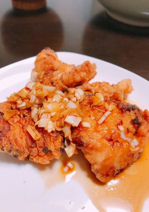 簡単！しっとり柔らかムネ肉唐揚げ油淋鶏風-レシピのメイン写真