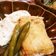 レンチンde簡単【玉子巾着と豆腐の煮物】