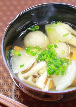 レンコンだご汁-レシピのメイン写真