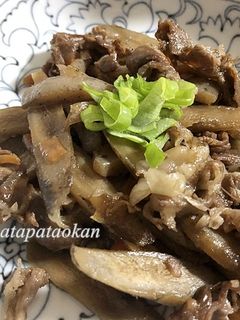 牛肉とゴボウのしぐれ煮-レシピのメイン写真