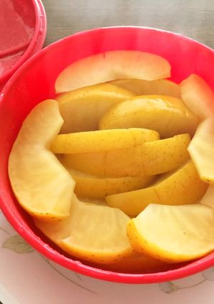 簡単！ブリュレ用♡レンジでりんごを煮る-レシピのメイン写真