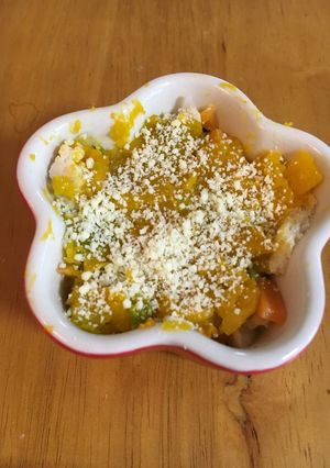 中期〜BF風かぼちゃのパングラタン-レシピのメイン写真