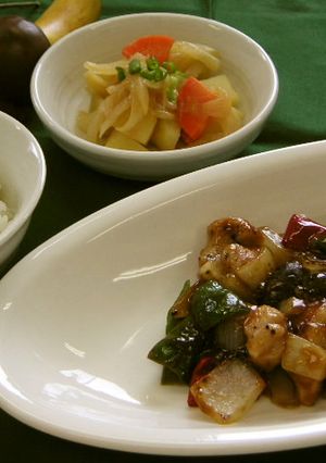 黒酢炒め（健康食）-レシピのメイン写真
