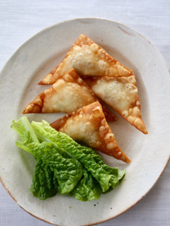 おつまみ【揚げワンタン餃子】ザーサイ入り-レシピのメイン写真