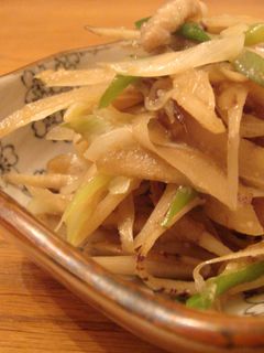 ごぼうとネギの味噌きんぴら-レシピのメイン写真
