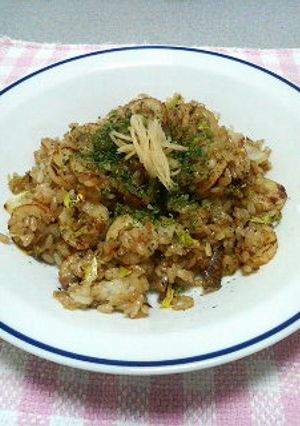 ちくわとキャベツのソース焼き飯-レシピのメイン写真