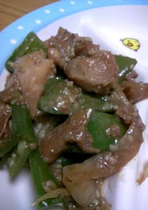 鍋ひとつで♪とり肉とピーマンの中華風煮-レシピのメイン写真