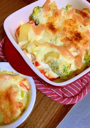 簡単！お豆腐グラタン 離乳食にも-レシピのメイン写真