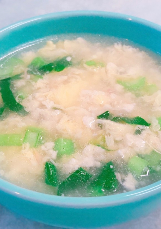 豆腐そぼろとツナ缶とのフワフワ卵スープ-レシピのメイン写真