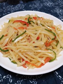 ジャガイモとピーマンのすし酢炒め-レシピのメイン写真