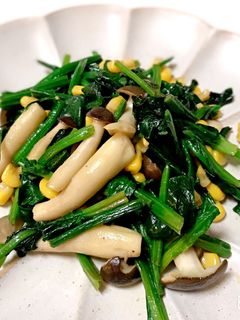 チャチャッとほうれん草のバター炒め-レシピのメイン写真