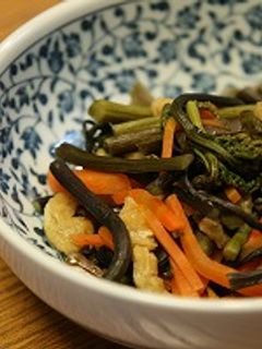 わらびの炒め煮♪-レシピのメイン写真