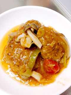 野菜が沢山煮込みハンバーグ-レシピのメイン写真