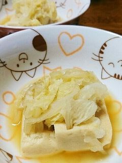 白菜と高野豆腐の含め煮-レシピのメイン写真