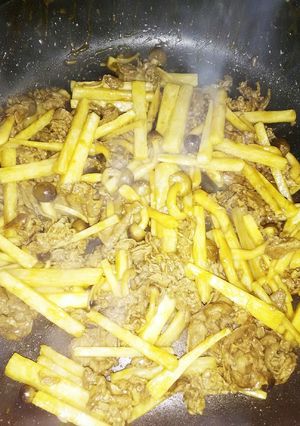 長芋牛肉のガリバタ醤油-レシピのメイン写真