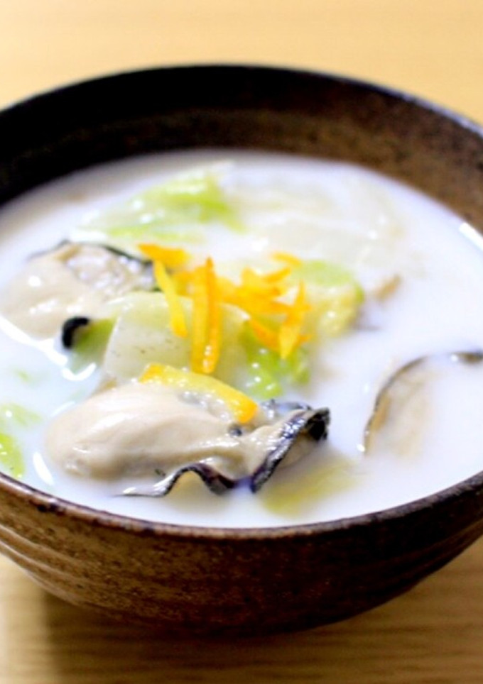 牡蠣と白菜のミルク煮-レシピのメイン写真