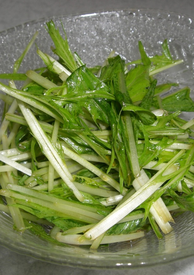 あと一品に☆さっぱり水菜和え-レシピのメイン写真