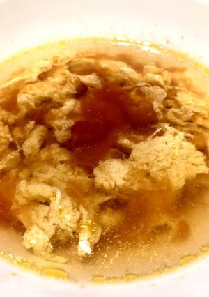 簡単!トマトと卵のコンソメスープ-レシピのメイン写真