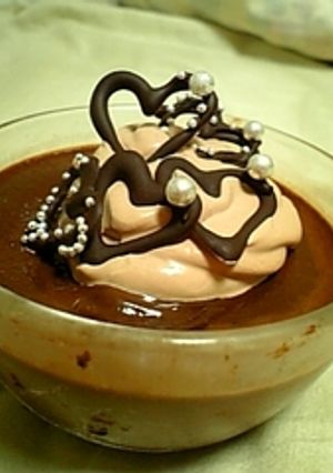 超濃厚な生チョコレートプリン-レシピのメイン写真